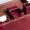 Dacasso Burgundy Bonded Leather 4" x 6" Memo Holder AG-5209 - alternate 2